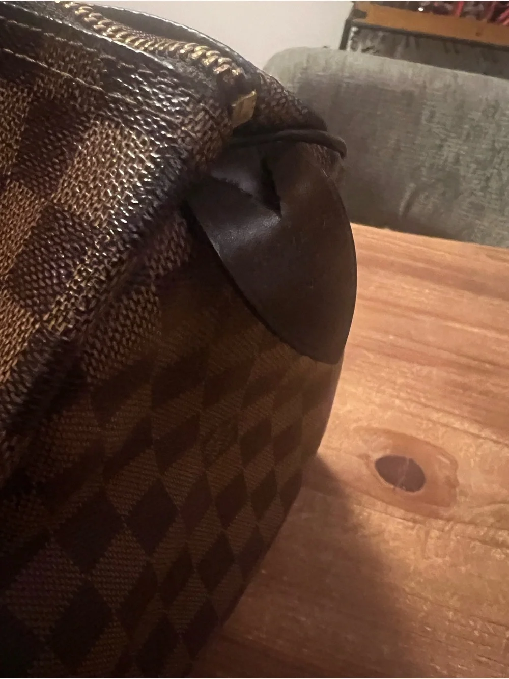 Louis Vuitton Vintage Damier Ebene  30  handbag